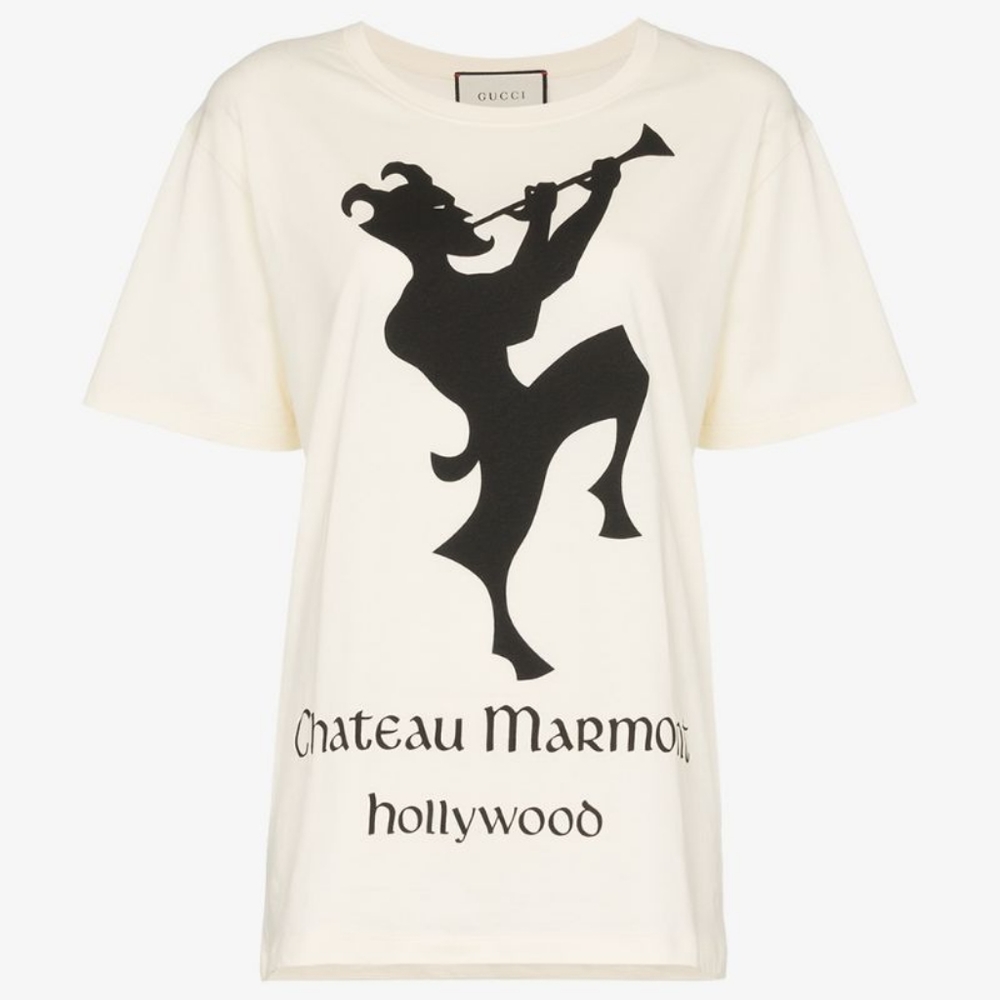 Gucci Chateau Marmont Print Oversized T-Shirt Small